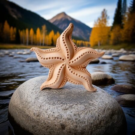 Terracotta Clay Pottery Sicily Starfish