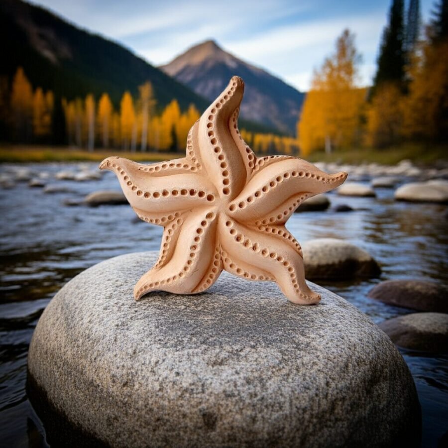 Terracotta Clay Pottery Sicily Starfish