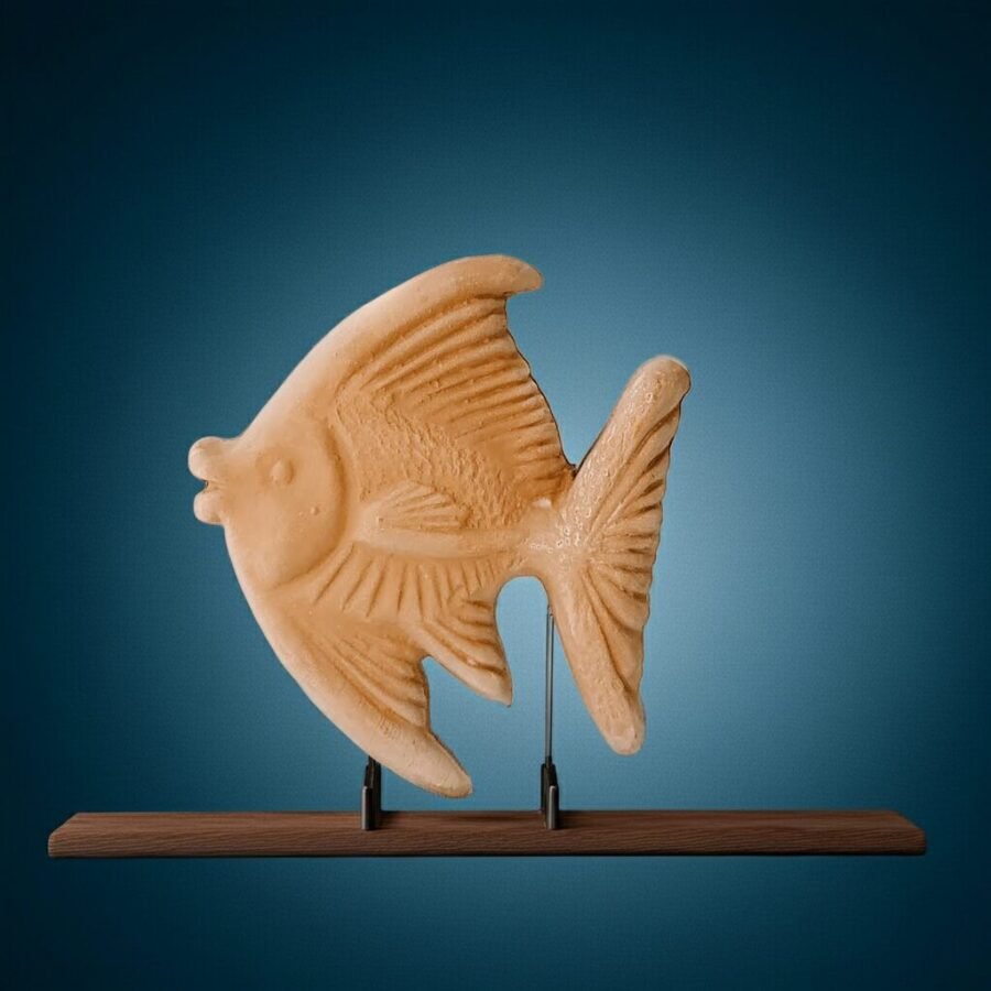 Terracotta Clay Pottery Sicilian Fish - Image 4