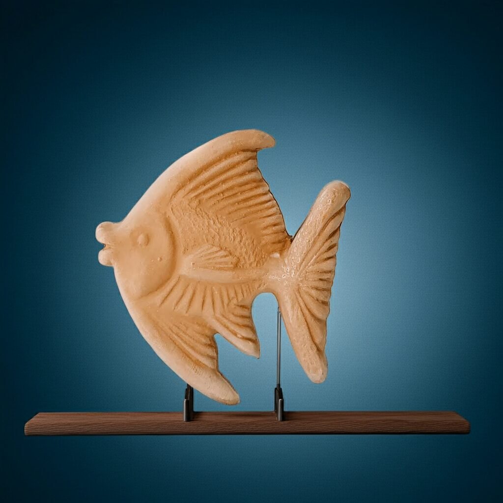 Terracotta Clay Pottery Sicilian Fish - Image 4