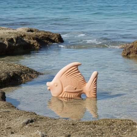 Alternative view of Terracotta Clay Pottery Sicilian Fish