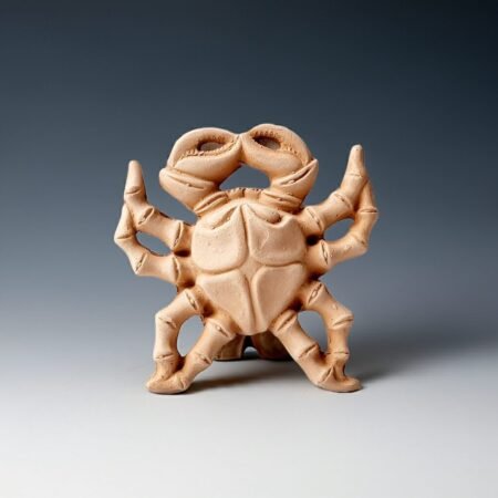 Alternative view of Terracotta Clay Pottery Sicily Crab