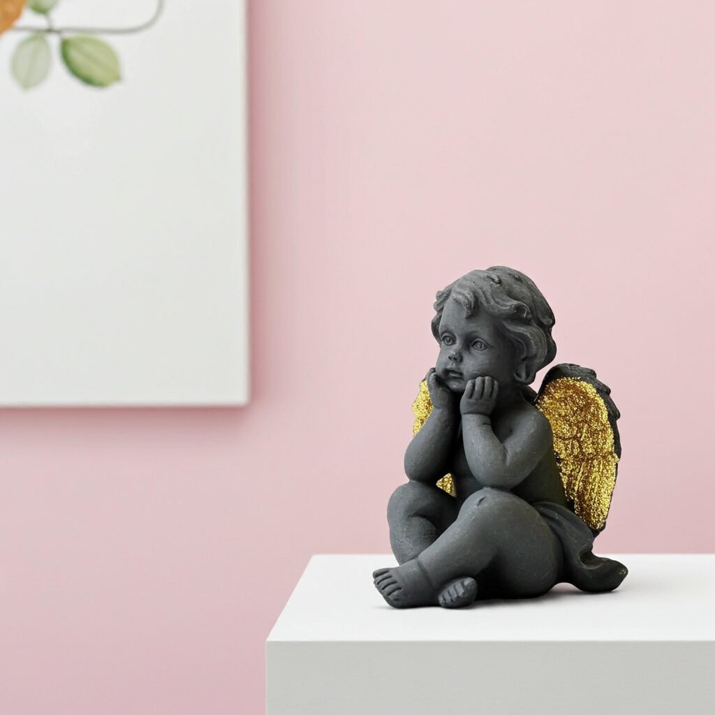 Lava Statues Volcano Etna Sicily Angel - Image 6