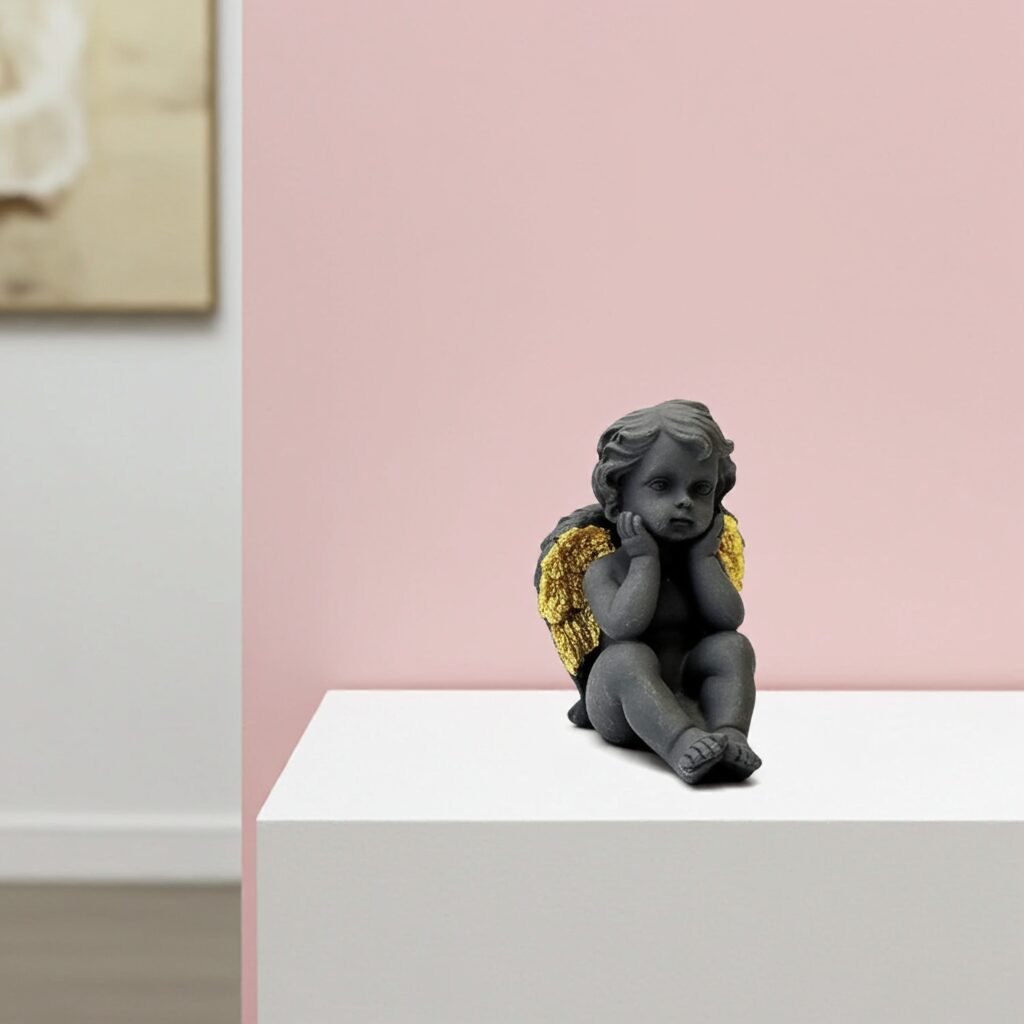 Lava Statues Volcano Etna Sicily Angel - Image 5