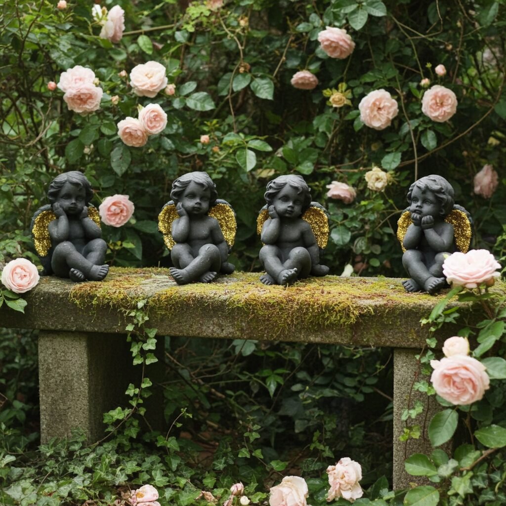 Lava Statues Volcano Etna Sicily Angel - Image 8