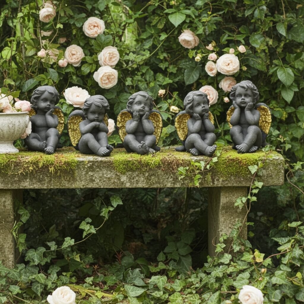 Lava Statues Volcano Etna Sicily Angel - Image 4