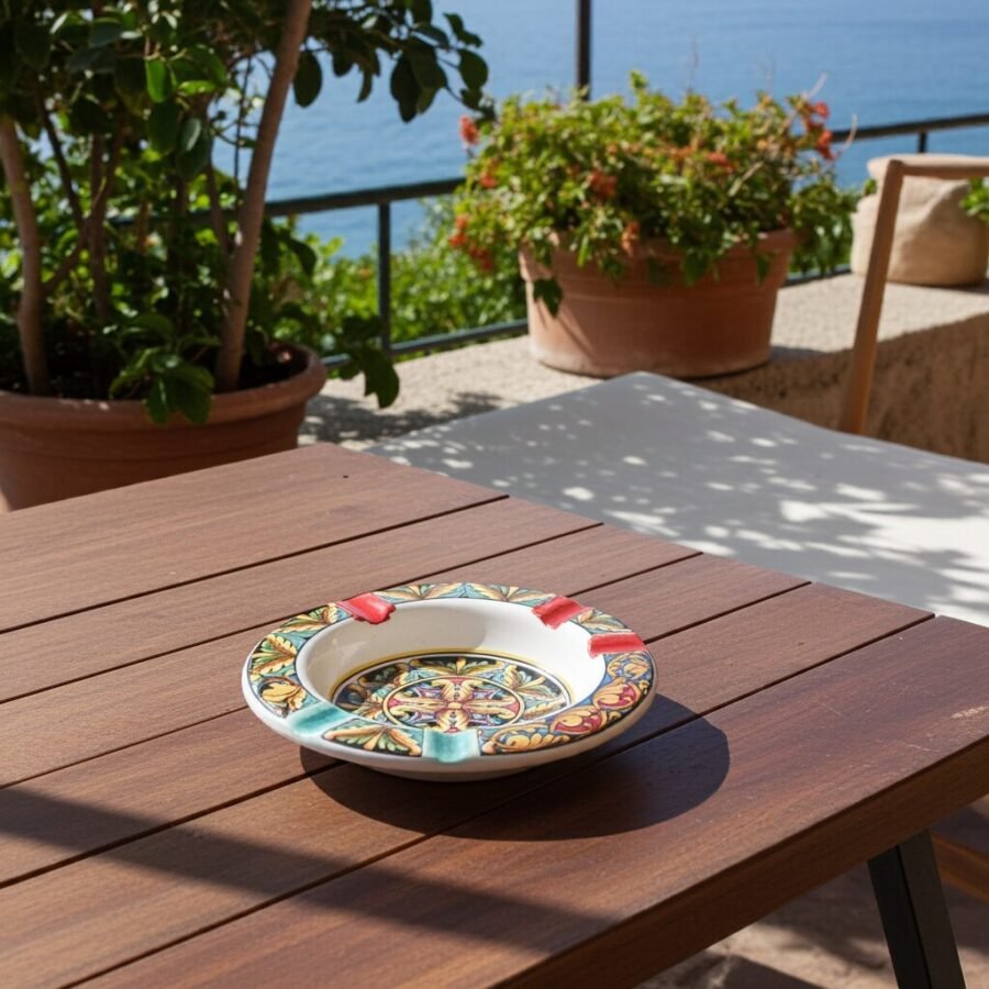 Sicilian Ceramic Ashtray
 9cm - Image 5