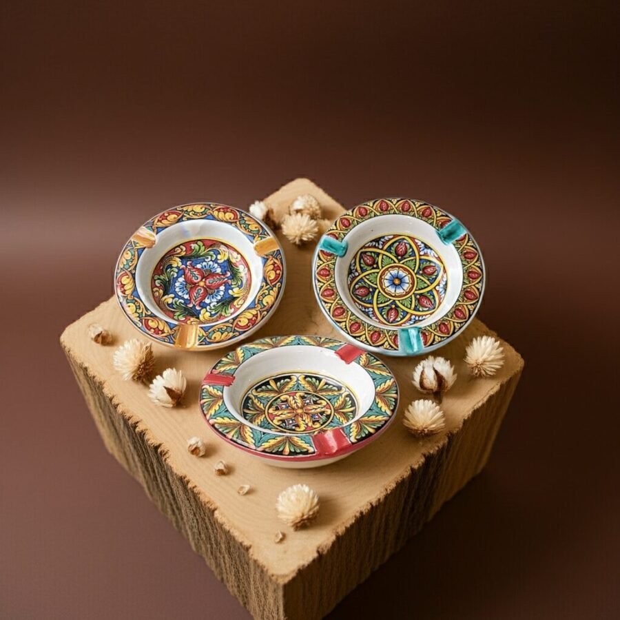 Sicilian Ceramic Ashtray
 9cm - Image 2