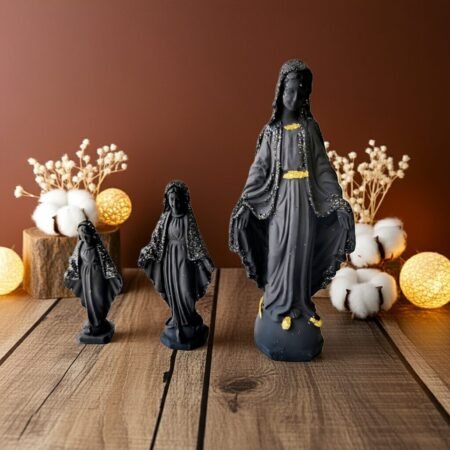 Lava Statues Volcano Etna Sicily Virgin Mary