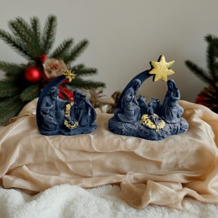 Lava Statues Volcano Etna Sicily Comet Nativity