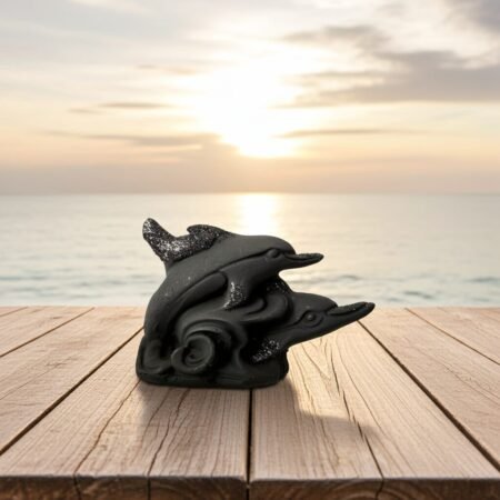 Lava Statues Volcano Etna Sicily Dolphin