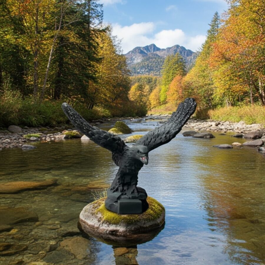 Lava Statues Volcano Etna Sicily Eagle - Image 8