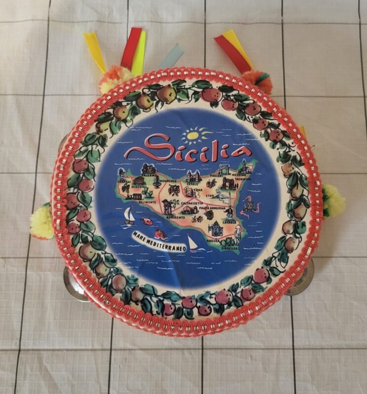 Manhattan Toy- Butterfly Tambourine Tamburello Farfalla, Multicolore, 216800