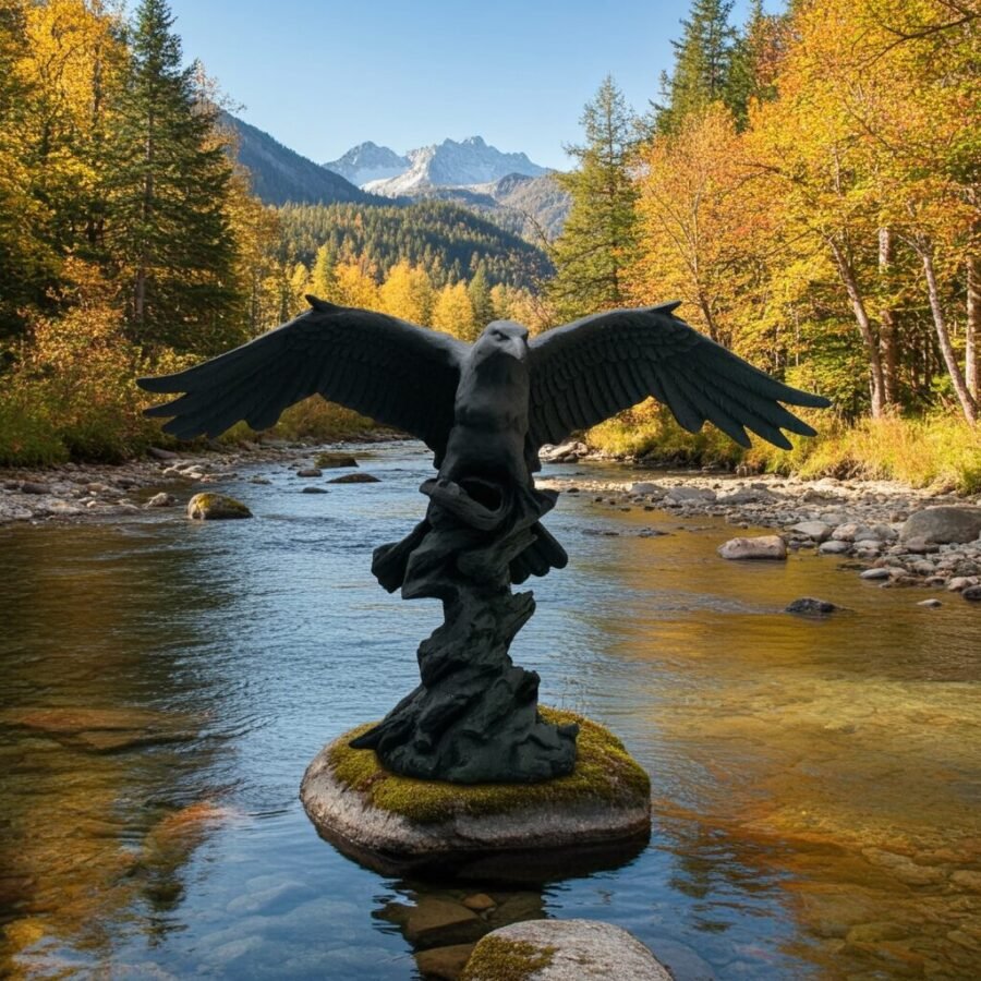 Lava Statues Volcano Etna Sicily Eagle - Image 3