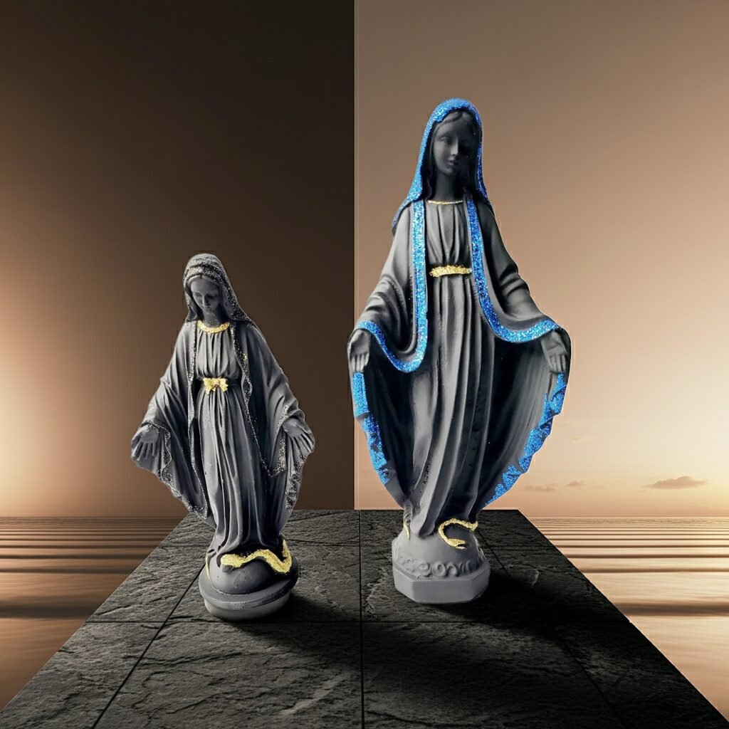 Lava Statues Volcano Etna Sicily Virgin Mary - Image 5