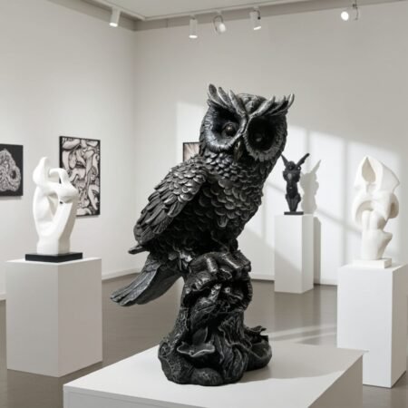 Lava Statues Volcano Etna Sicily Owl 🦉
