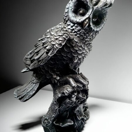 Alternative view of Lava Statues Volcano Etna Sicily Owl 🦉