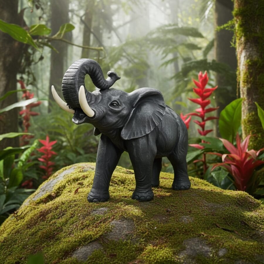 Lava Statues Volcano Etna Sicily Elephant - Image 3