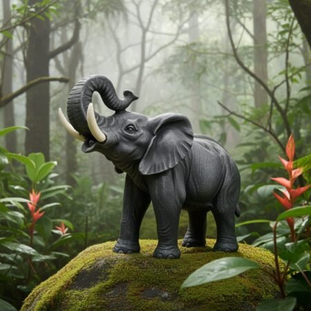 Lava Statues Volcano Etna Sicily Elephant