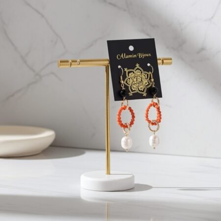 Alternative view of Dolce Vita Earrings made in Sicily,  handmade, gift