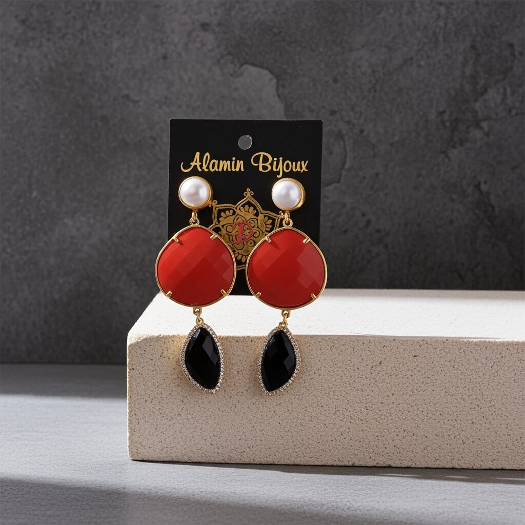 Dolce Vita Earrings made in Sicily,  handmade, gift - Image 4