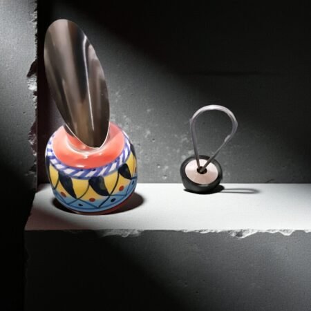 Alternative view of Sicilian Ceramic wine Stainless Steel Pouring Cap