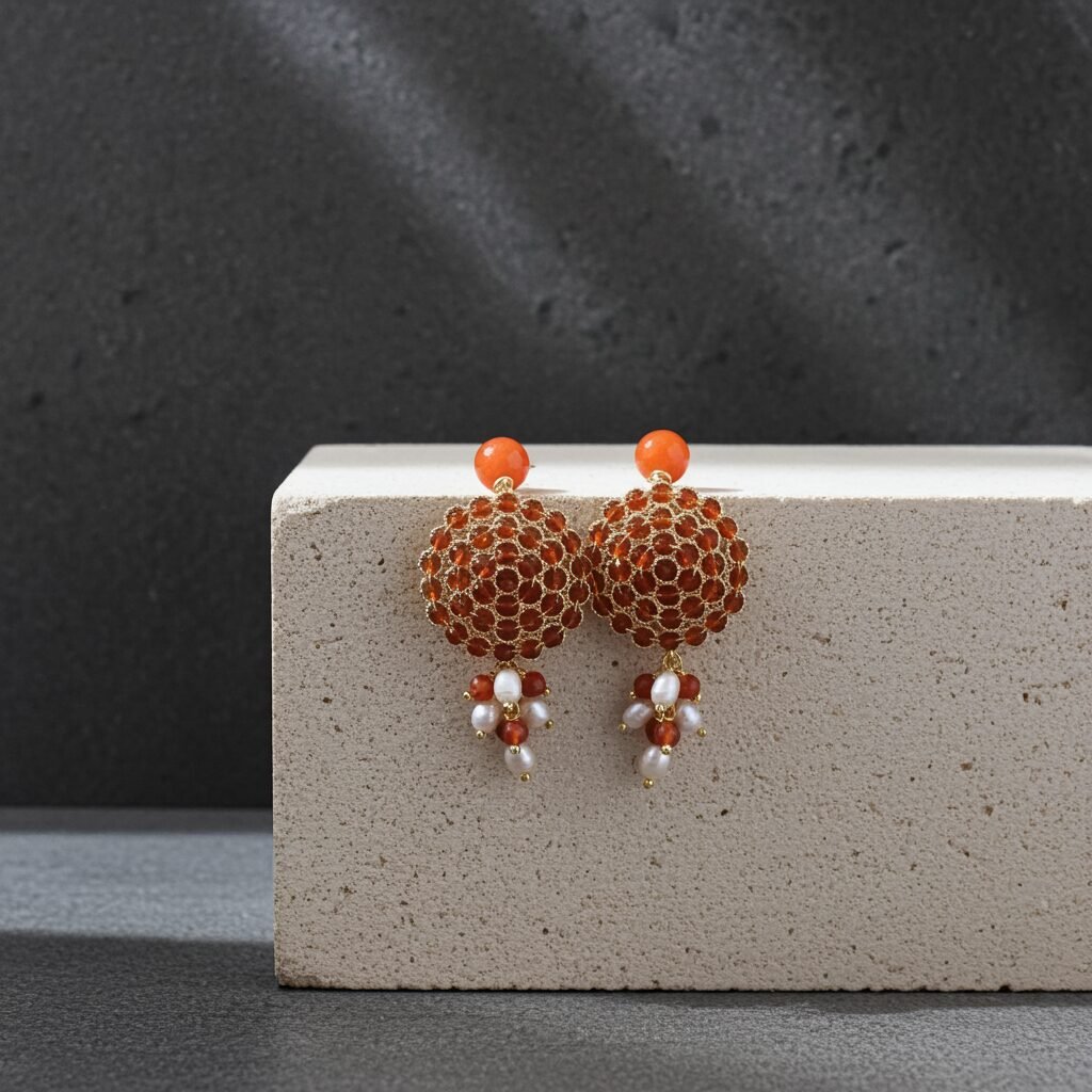 Dolce Vita Earrings made in Sicily,  handmade, gift - Image 4