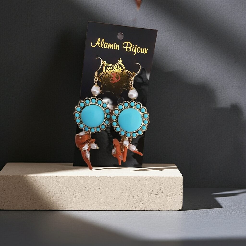 Dolce Vita Earrings made in Sicily,  handmade, gift - Image 3