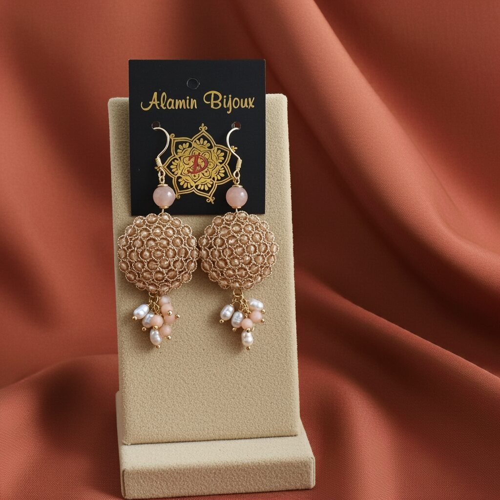 Dolce Vita Earrings made in Sicily,  handmade, gift - Image 3