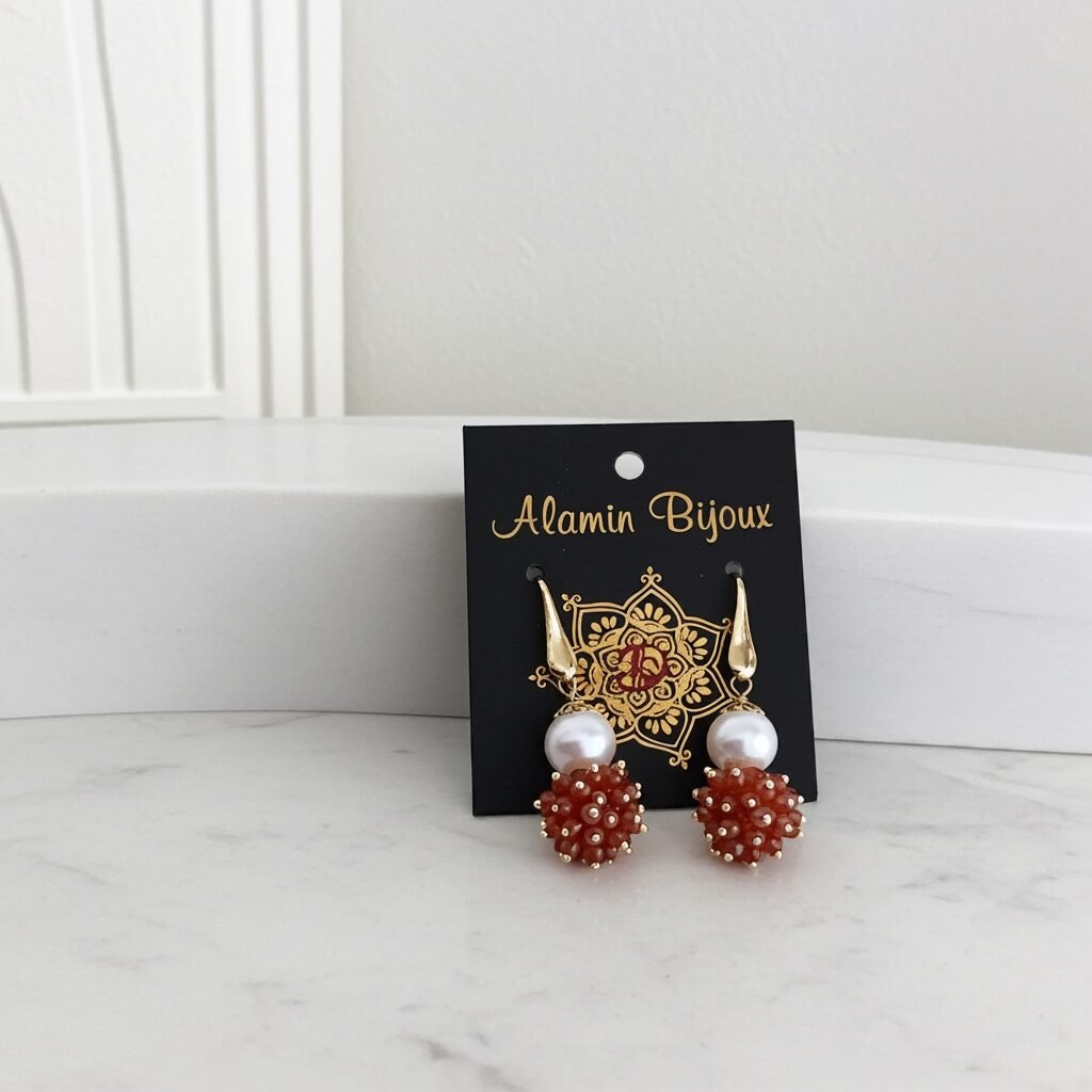 Dolce Vita Earrings made in Sicily,  handmade, gift - Image 4