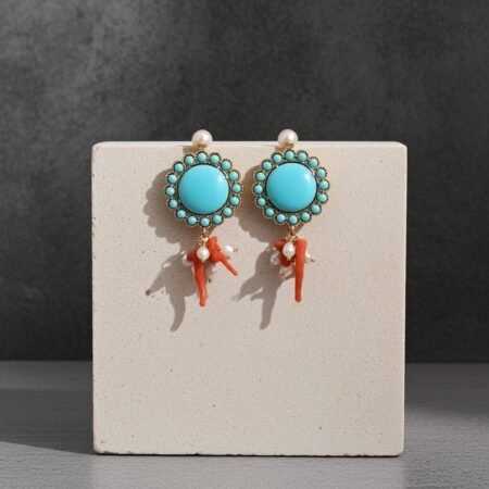 Alternative view of Dolce Vita Earrings made in Sicily,  handmade, gift