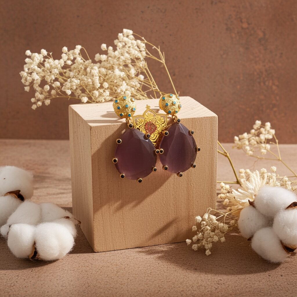 Dolce Vita Earrings made in Sicily,  handmade, gift - Image 3