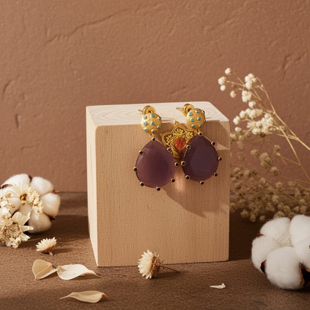 Dolce Vita Earrings made in Sicily,  handmade, gift - Image 4