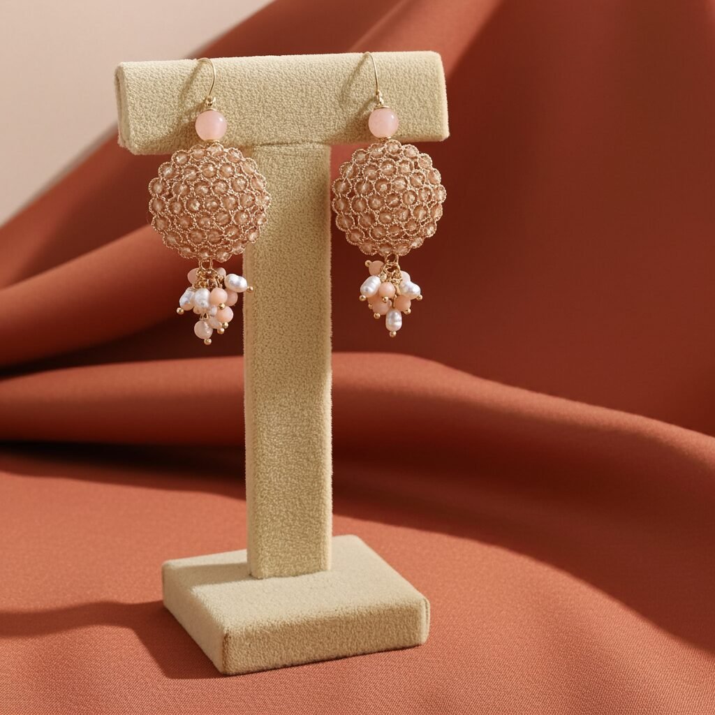 Dolce Vita Earrings made in Sicily,  handmade, gift - Image 4