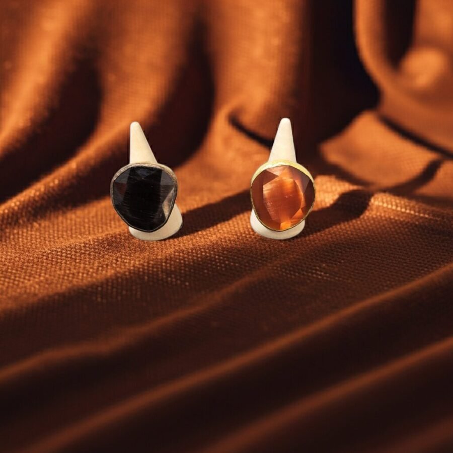 Natural Cat's Eye stone, different colours, ADJUSTABLE RINGS, Natural Gemstone Rings, vintage rings, Handmade Rings, Artisan Jewelry, Rings for women, gift, made in  Sicily (italy).